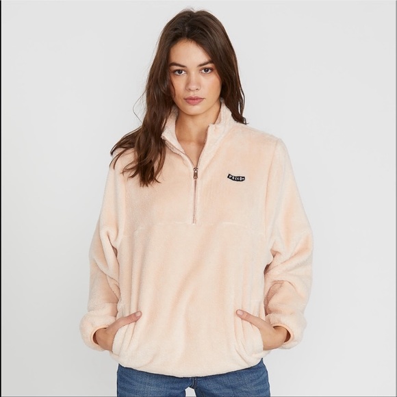 🌴🔆VOLCOM- PHEELIN PHUZZY PO JACKET SWEATER🔆🌴 - Picture 10 of 16